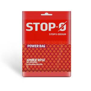 Stop -o Air Freshner Power Bag Amber Rose